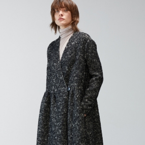 Marisfrolg玛丝菲尔羊毛2020冬季新款女装中长款呢子大衣毛呢外套
