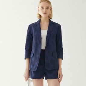玛丝菲尔2020年春夏新款休闲垂感薄款小西装外套西服