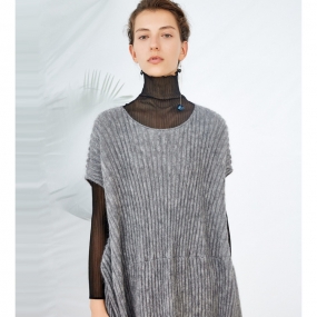 Marisfrolg/玛丝菲尔羊毛2018冬季新款针织气质连衣裙女装裙子