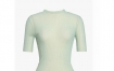 【商场同款】玛丝菲尔2021年夏季新款牛油果绿针织上衣短袖T恤女